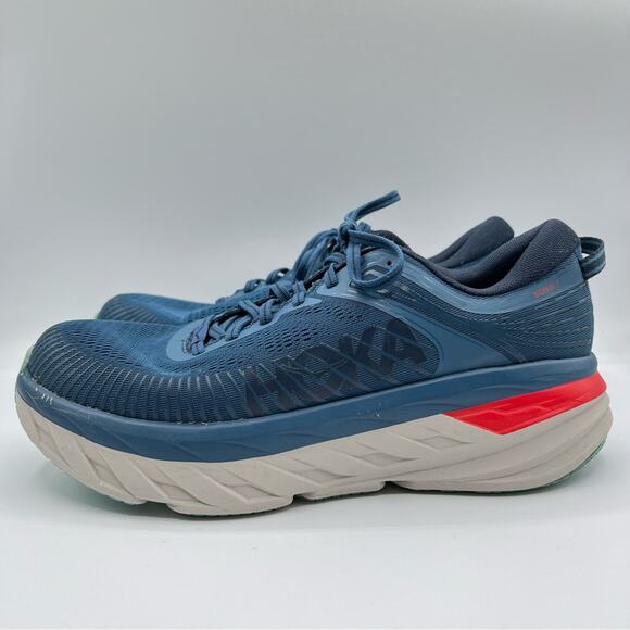 Hoka Bondi 7 Real Teal Outer Space Low Top Sneakers Men’s Size 9.5 main image 7